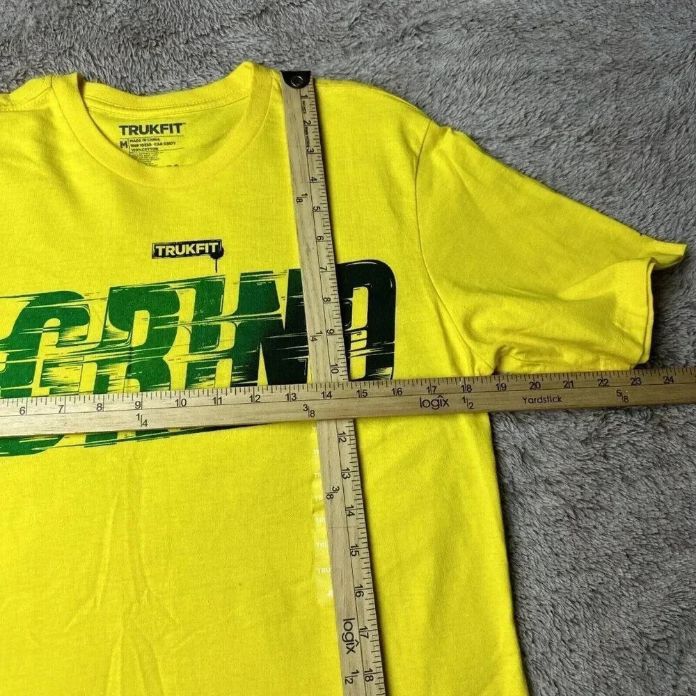 TRUKFIT Men’s Grind Graphic Cyber Yellow T-Shirt Size M - Picture 5 of 16